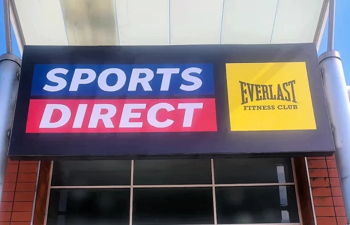 Sports Direct St Oswalds Gloucester Banner